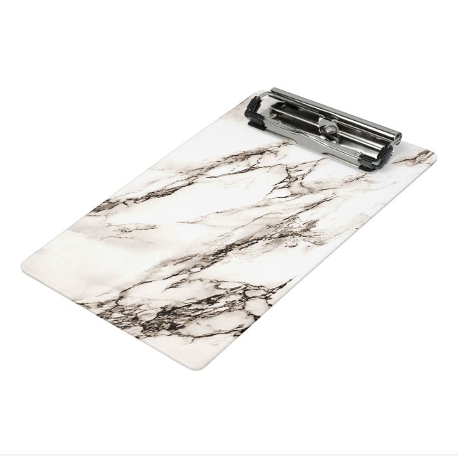Brawn Marble Look Mini Klemmbrett (Gewinkelt3)