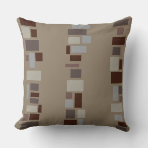 Brawn MOSIAC TILES DESIGN Retro Throw Kissen