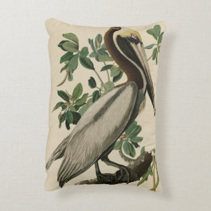 Brawn Pelican von Audubons Vögeln von Amerika Dekokissen