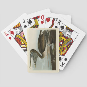 Brawn Pelican von Audubons Vögeln von Amerika Spielkarten