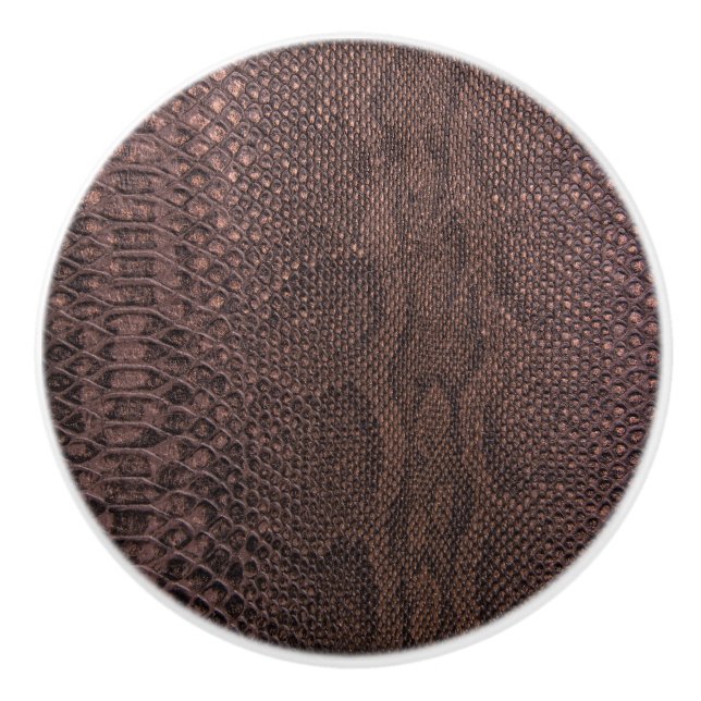 Brawn Snakeskin Print Keramik Knock Keramikknauf (Vorderseite)