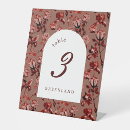 Brawn Wild Botanical Maximalism Hochzeit im Herbst Sockelschild
