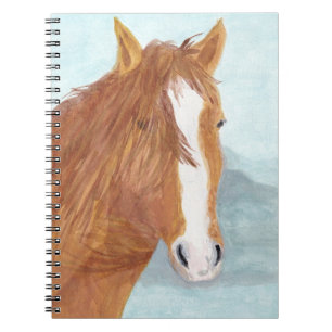 Brawn Wild Horse Blue Mountain Lake - Acryl. Notizblock