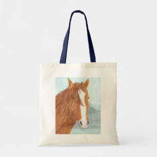 Brawn Wild Horse Blue Mountain Lake - Acryl. Tragetasche