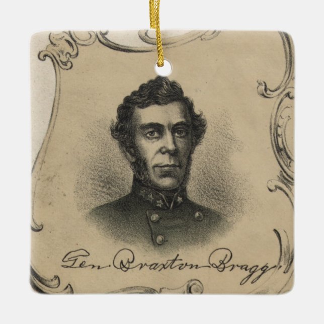 Braxton Bragg Keramikornament (Vorderseite)