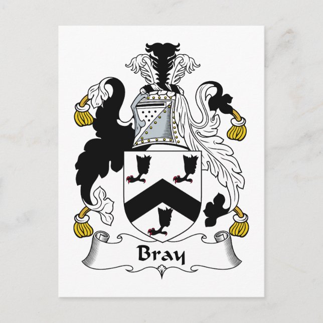 Bray Familienwappen Postkarte (Vorderseite)