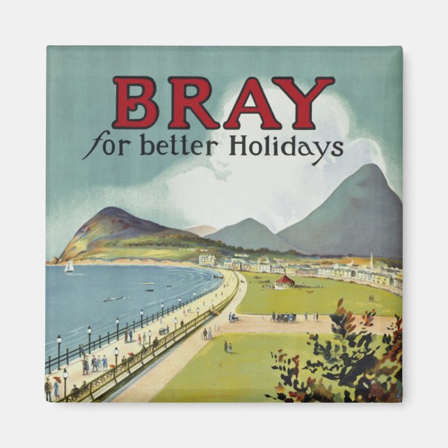 Bray ~ für bessere Ferien Magnet (Vorne)