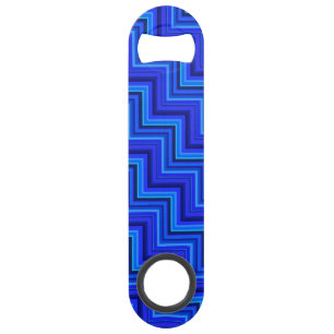 Brayures bleues escaliers motif