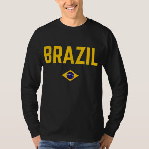 BRAZIL BRASIL Fahne Männer Frauen Kinder BRASIL T-Shirt