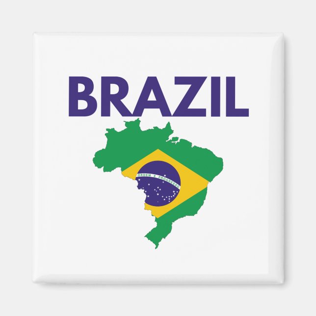 BRAZIL FLAG MAGNET (Vorne)