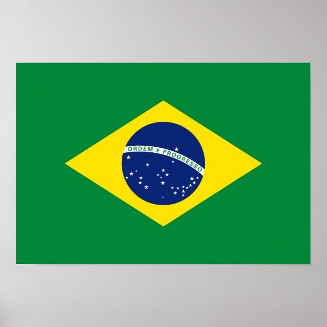 Brazil Flag Poster (Vorne)