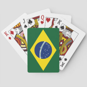 Brazil flag spielkarten