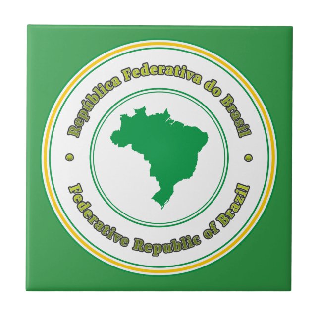Brazil Fliese (Vorderseite)