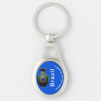Brazil Giant Nature Mandala - Round Keychain Schlüsselanhänger