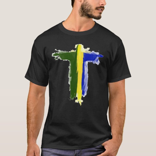 Brazil Jesus Statue Motif  Cristo Redentor Rio de T-Shirt (Vorderseite)