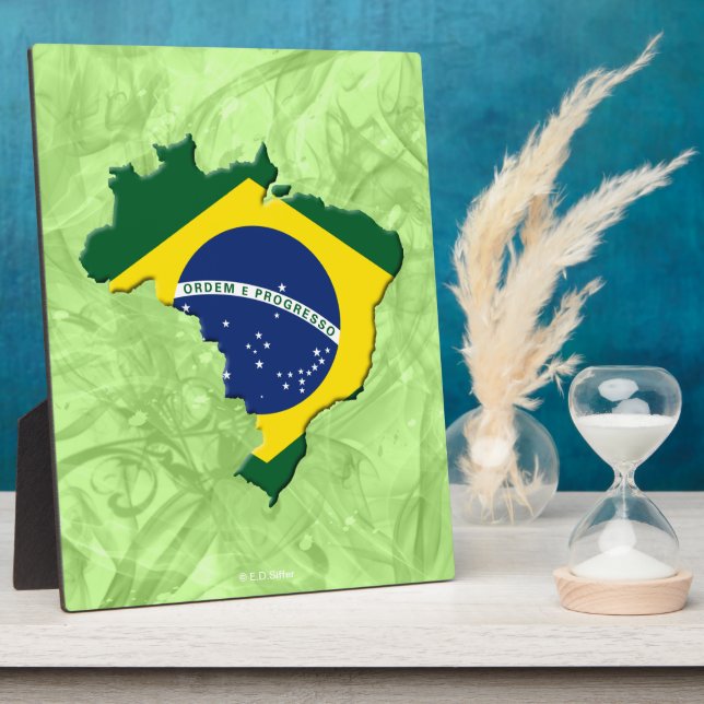 Brazil map fotoplatte (Seite)