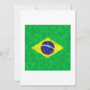 Brazil Oil Painting Drawing Einladung