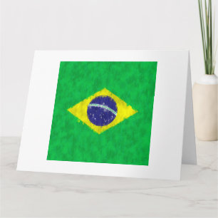 Brazil Oil Painting Drawing Karte