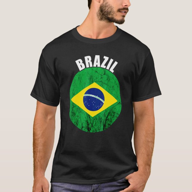 Brazil Progress Brasilian Brazilian Pride Brazilia T-Shirt (Vorderseite)