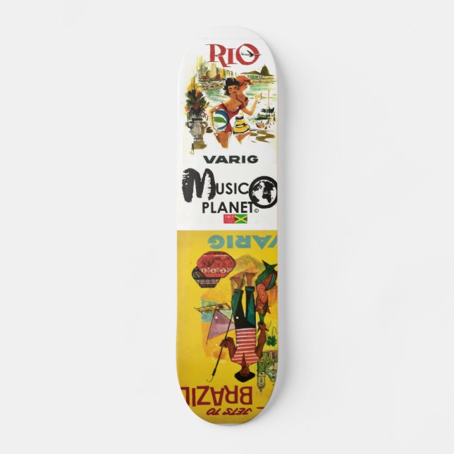 BRAZIL RIO Skateboard (Vorderseite)