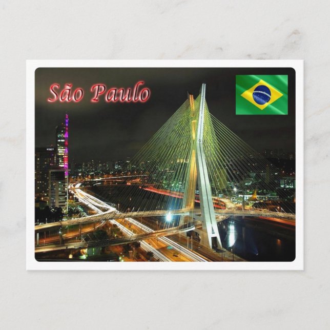 Brazil - Sao Paulo - Postkarte (Vorderseite)