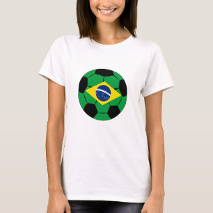 Brazil Soccer Jersey Football Brasilianisches Flag T-Shirt