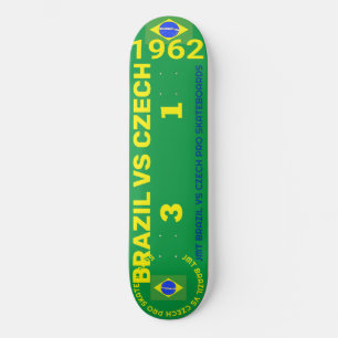 BRAZIL VS CZECH 8 1/4" Skateboarddecke Skateboard
