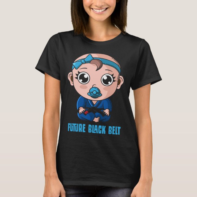 Brazilian Jiu Jitsu   BJJ and Grappling Baby Black T-Shirt (Vorderseite)