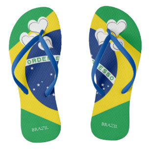 BRAZILIANISCHE Fahne Flip Flops