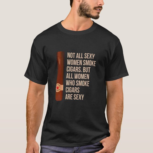 Brazillian Cigar Smoker Cuban Cigar Smoking T-Shirt (Vorderseite)
