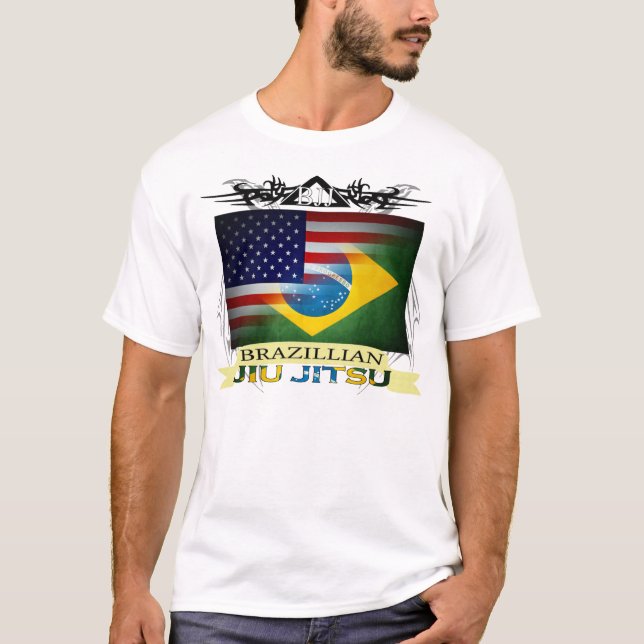 Brazillian Jiu Jitsu marque le T-shirt (Devant)