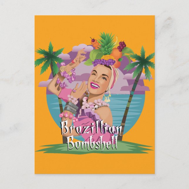 Brazillische Bombe Postkarte (Vorderseite)