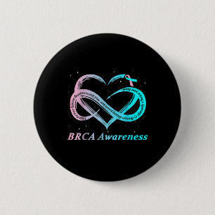 Brca Warrior Im Fine Breast Cancer Awareness Button