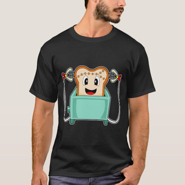 Bread Halloween Toaster T-Shirt (Vorderseite)