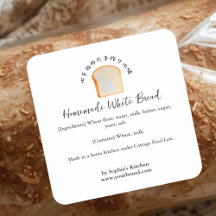 Bread Watercolor Bakery Ingredients Product