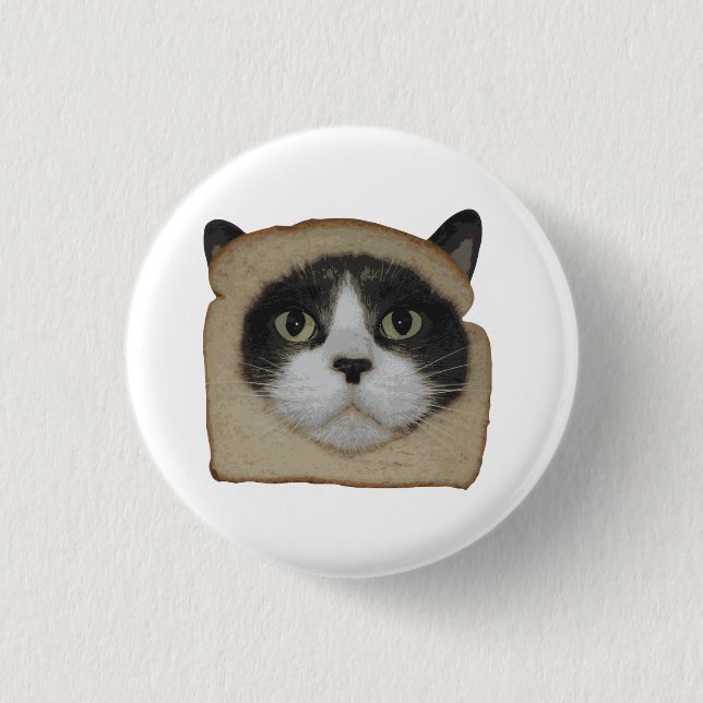 Breaded Inbread Cat Breading Button (Vorderseite)