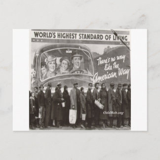Breadline Postkarte