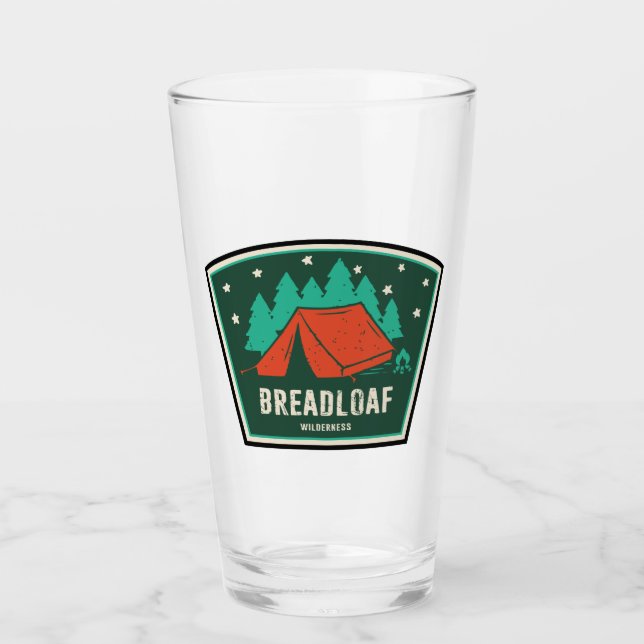 Breadloaf Wilderness Vermont Camping Glas (Vorderseite)