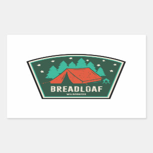 Breadloaf Wilderness Vermont Camping Rechteckiger Aufkleber