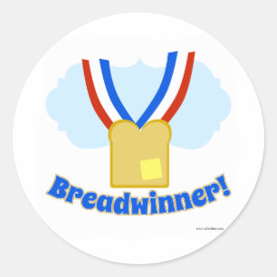 Breadwinner-Medaille Runder Aufkleber
