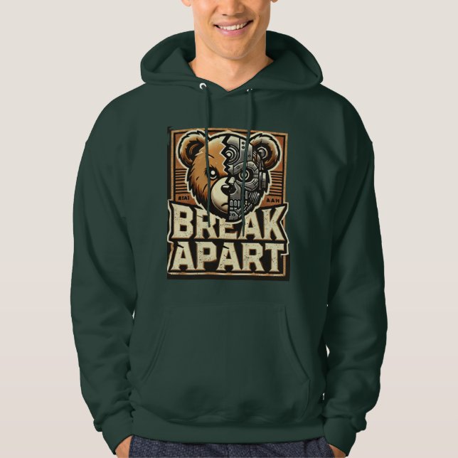 Break Apart trendy hoodie (Vorderseite)