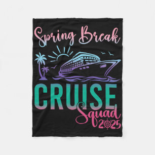 Break Cruise Squad 2025 Familienreise Vacatio Fleecedecke