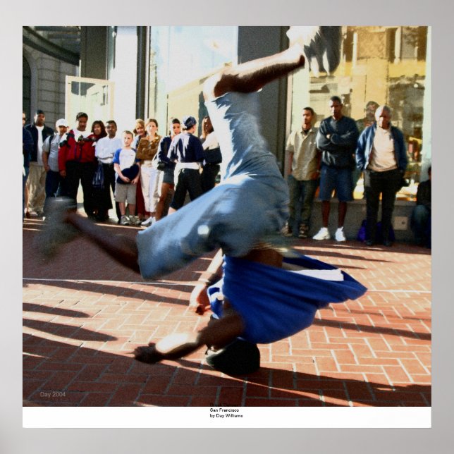 Break Dancer, San Francisco Poster (Vorne)