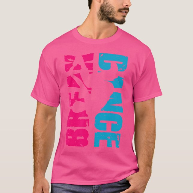 Break Dancing Shirt Bboy Posen Retro Kids Hip Hop (Vorderseite)