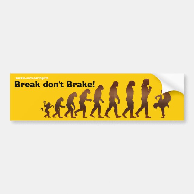 BREAK DANSE Drôle Stickers pare-chocs (Devant)