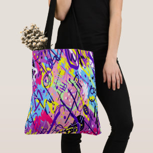 Break Free: Abstrakte Kunst Tasche