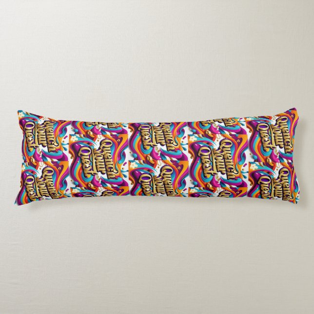 "Break Free, Explore" Seitenschläferkissen (Vorderseite)