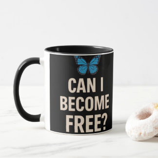 Break-free - Motivierend Schmetterling-Tasse Tasse