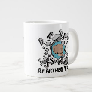 Break Israeli Apartheid Wall Jumbo-Tasse