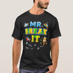 Break it Fix Matching Son Vatertag Vater Papa D T-Shirt
